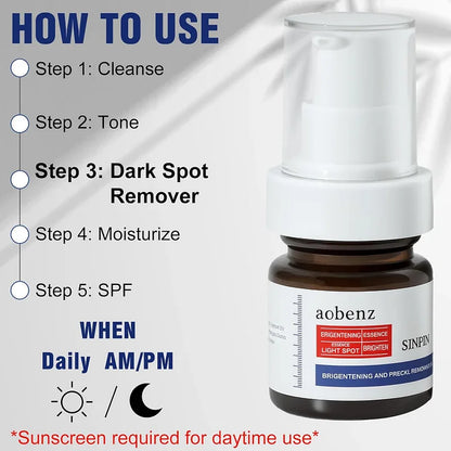 Facial and body spot-removing essence
